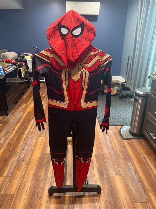 Other - Kids Spider-Man Inspired Red & Black Costume Hooded Jumpsuit